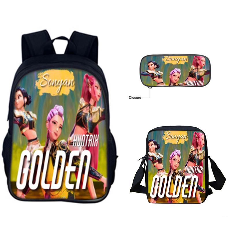 Set Zaino Kpop Hunterxhunter Con Poliestere Traspirante Per L'Uso Scolastico