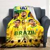 1pc Neymar11 Blanket, Gift, for Men and Women, Soft Blanket, Good for Sofa Bed Couch Travel, Lightweight Flannel Blanket