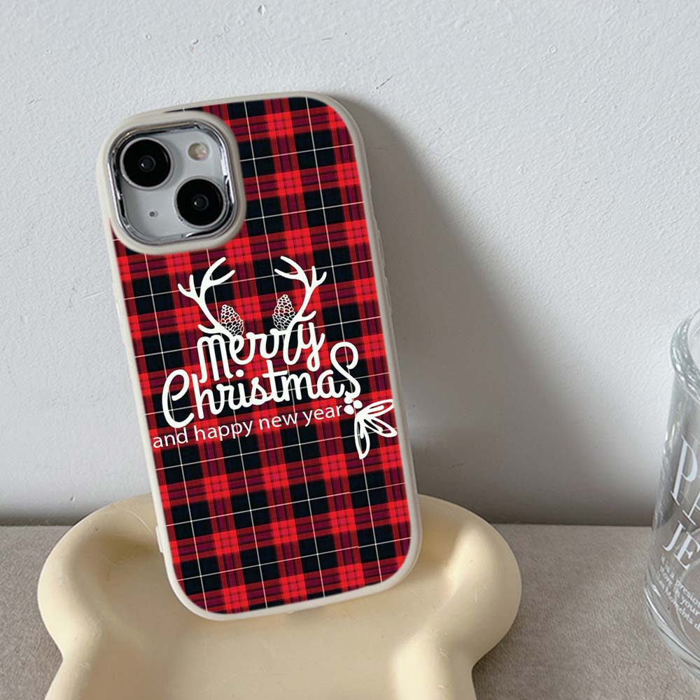 Pro iPhone 13 14 15 Pro Max Samsung Galaxy A14 A15 A24 Xiaomi 13T Redmi 12C měkké baculaté pouzdro na telefon A5 vánoční umělecký design TPU silikonový kryt