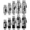 Thermal Water Bottle Large Capacity Portable Insulation Tumbler Stainless Steel Vacuum Double Insulation Cup for Hot Cold Drinks