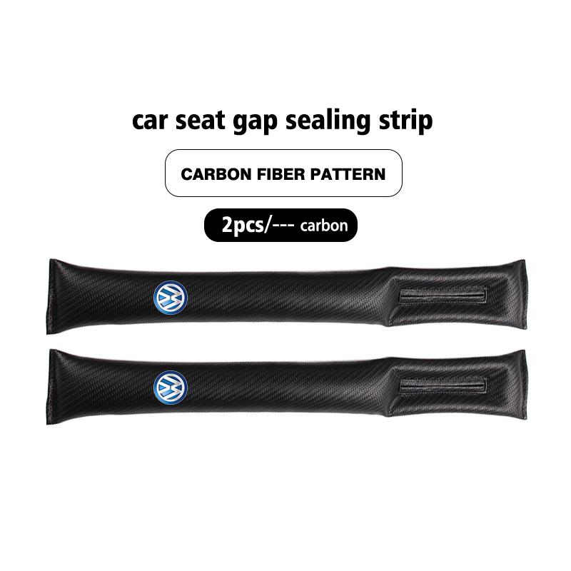 For Volkswagen VW Car Seat Gap Storage Organizer Leather Anti Slip Sealing Strip Filler Polo Jetta Sagitar Magotan Passat B5 B6