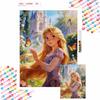 5D Diamond Painting Kit Rapunzel Butterflies Home Decor, Perfect Holiday Gift for Fans and Beginners