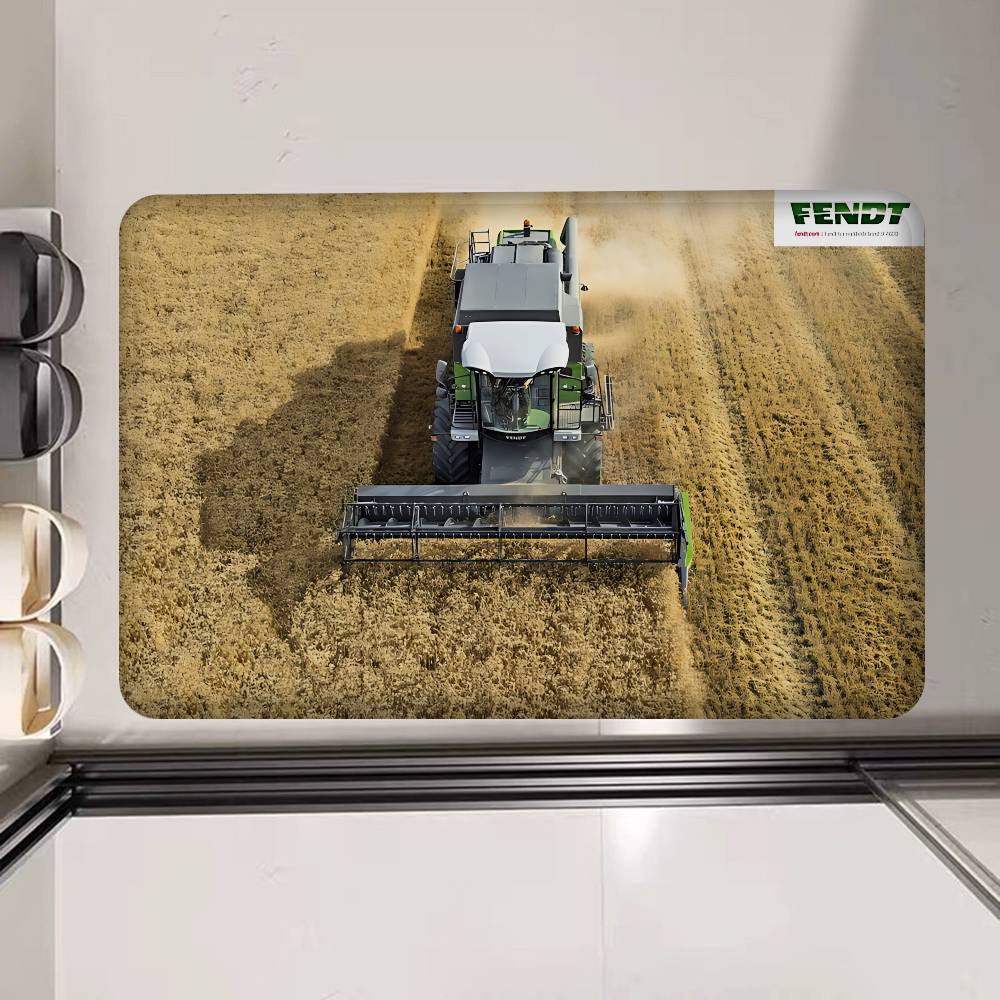 Farming Tractor Fendt Floor Mat Rectangle Anti-slip Home Soft Badmat Front Door Indoor Outdoor Mat Welcome Doormat