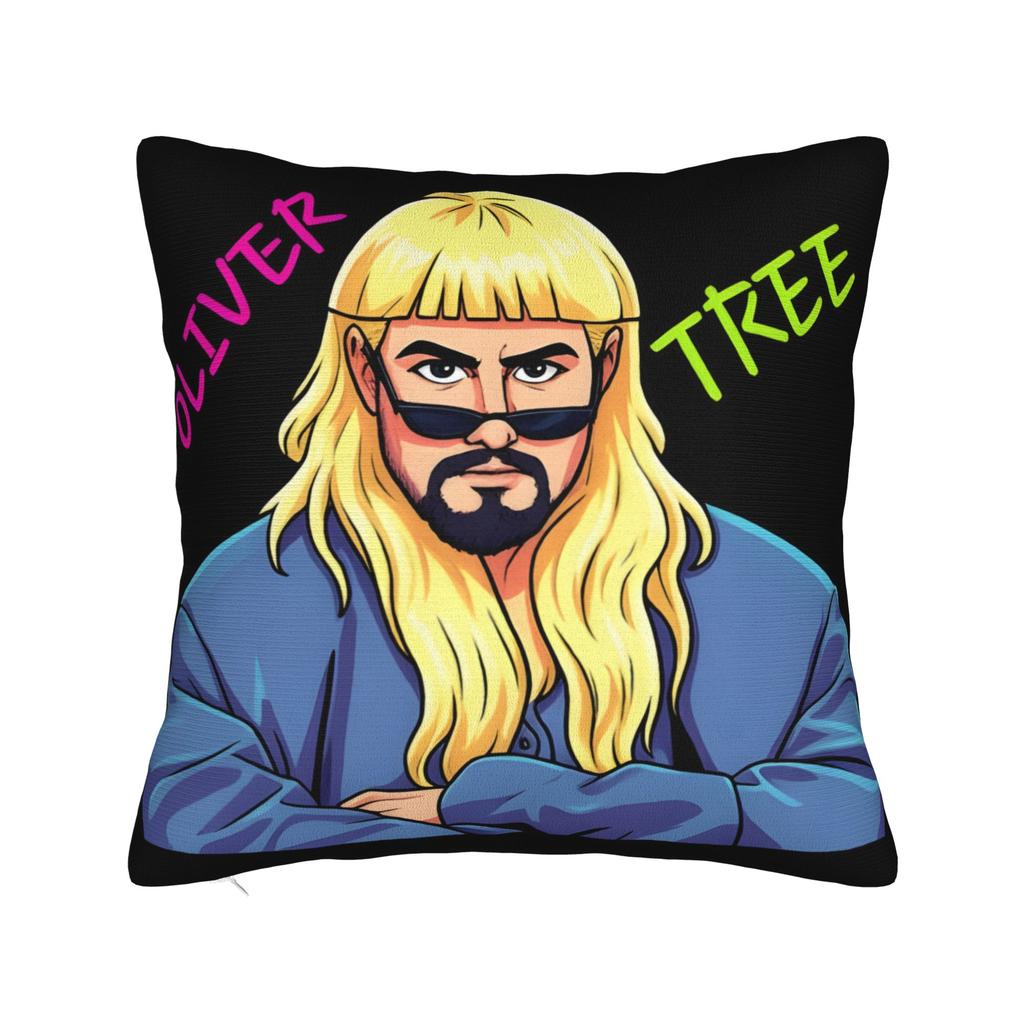 Oliver Tree Funny Poster Pillow Cover  Fashion Pillow Case For Living Room Chair Soft Pillowcases Gift