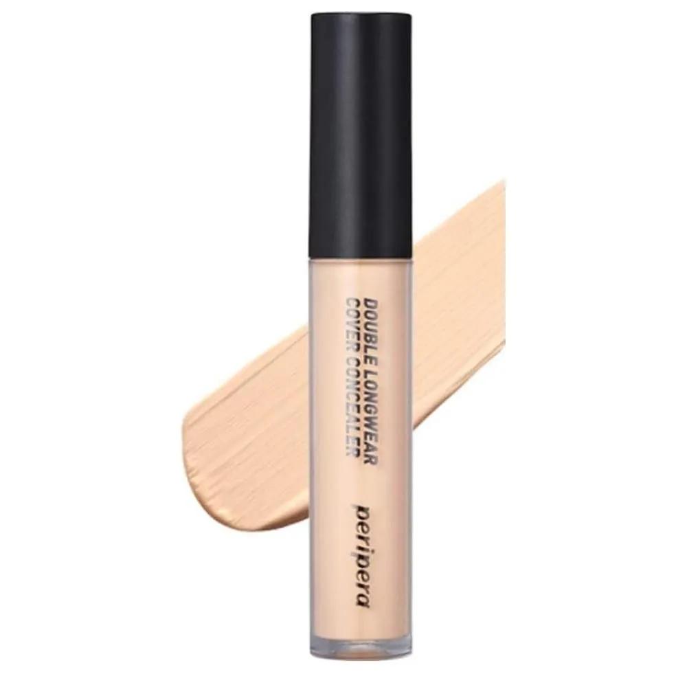 

Peripera Double Longwear Concealer 1 Pack 02 Natural Beige Peripera Double Longwear Cover Concealer, 0.19 oz.