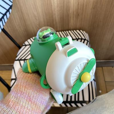 Airplane Water Bottle for Kids Cup, Cartoon Modern with Lid Drinking Office Home Outdoor