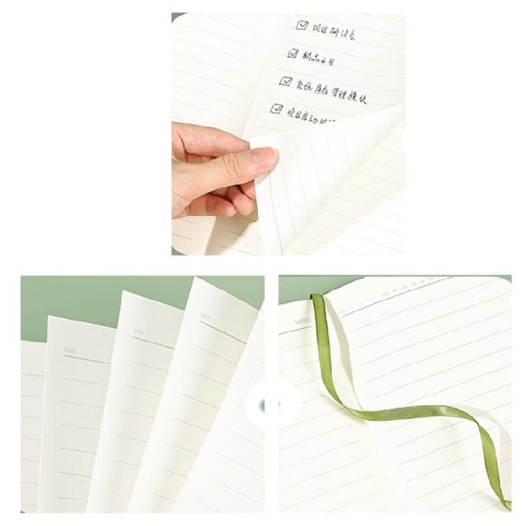 Hardcover Notebook 224 Pages Wide Lined Leather Journal Notebook Business Notepads for Journaling Note Taking Writing