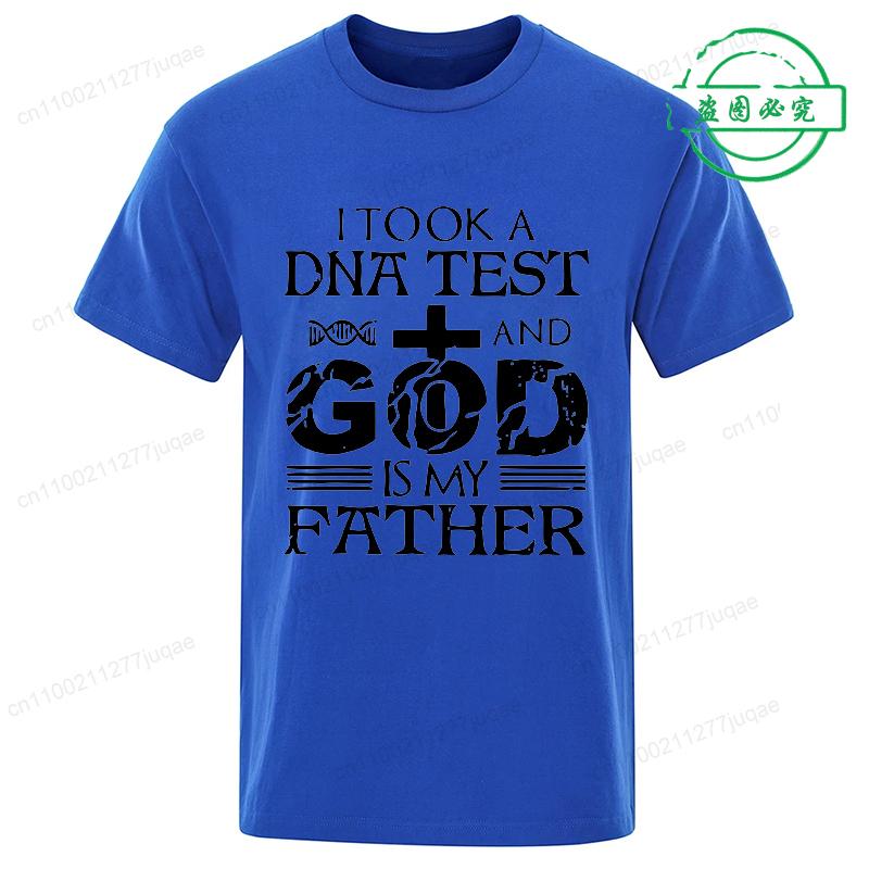 2025 Newest Fashion T-Shirt God Is My Father Jesus Summer T-Shirts Men's /Women's Short Sleeve Popular Tees Shirt Tops Unisex