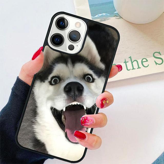 Siberian Husky Dog Coque Shell For iPhone 17 Air 15 16 14 13 12 Pro Max 11 Pro Max Plus Phone Case Cover