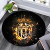 Juventus Football Club4 Round Area Rug,Carpet Rug for Living Room Bedroom Sofa Playroom Decor,Non-slip Floor Mat