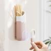 Large Capacity Wall-mounted Storage Box Wall-mounted Drinking Straws Dispenser  Gift Idea