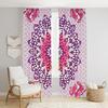 Beautiful Indian Bohemian Psychedelic Hippie Ombre Window Curtain Panels for Bedroom, Living, Balcony (Elephant & Flower)