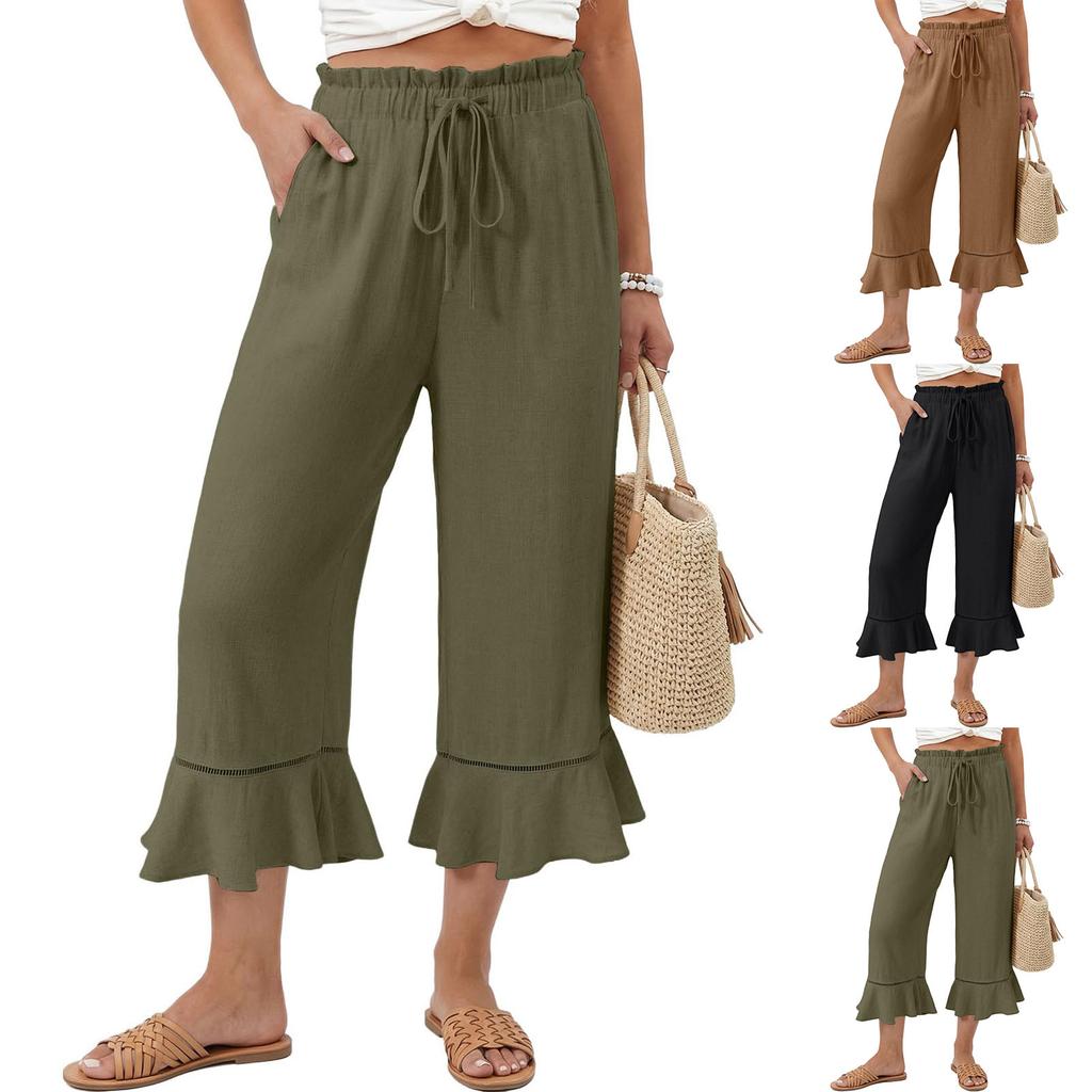 Women's Casual Fashion High-Waisted Pants