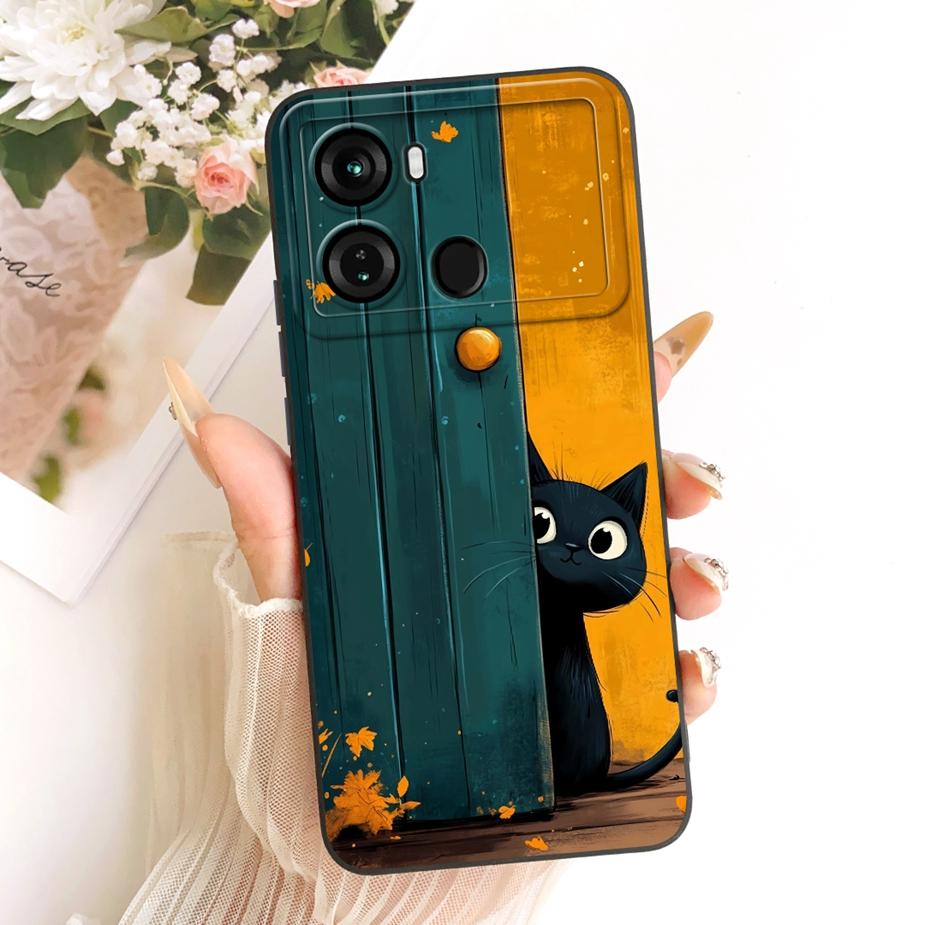 For Itel P40 Plus Case P683L Cute Rabbit Cartoon Cover Soft Silicone Phone Case For Itel P40 P 40 ItelP40 P40+ Back Cover Fundas