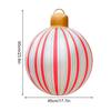 Aufblasbare Ballon Weihnachtsbaumkugeln Groß PVC Feiertagsdekorierte Kugel Hofdekoration, Weihnachtsbedarf