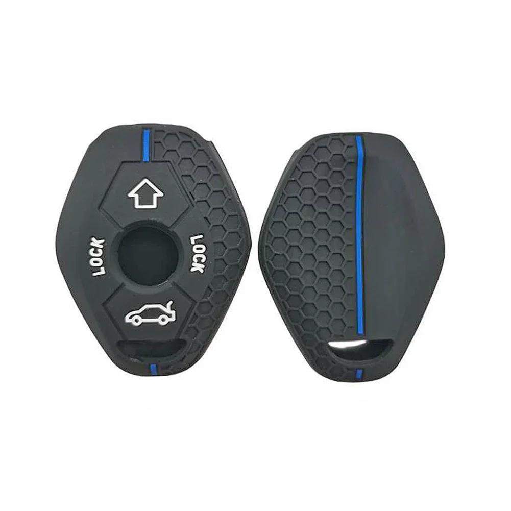 Silikon Fernbedienung Schlüsselhülle Für Bmw E46 E60 X5 E53 E63 E39 E38 X3 F83 Z3 Z4 M5 3 5 7 Serie 330i 325i Schlüsselhülle Autozubehör
