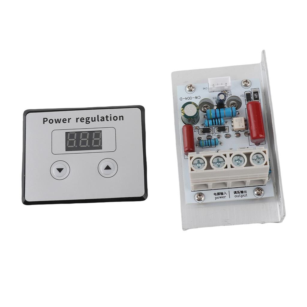 Voltage Regulator Speed Control Dimm  Th Mostat for Household Appliances AC 220V 80A