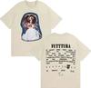 Sommer-Hit-Sängerin TINI Futtturas Album Popmusik Gothic Frühling Sommer 2026 Print Reines Baumwoll-Mode-Freizeit-T-Shirt y2k ins