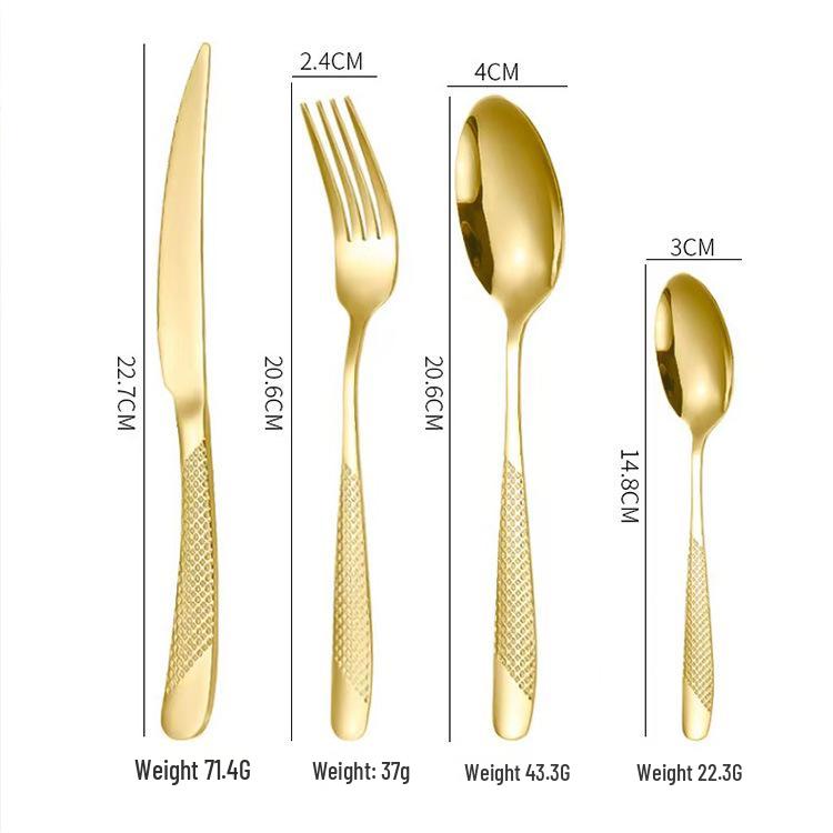 Premium Stainless Steel Steak Cutlery Set - Tableware for Home, Restaurants, and Hotels