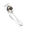 Stainless Steel Round Spoon Net Red Golden Dinner Long Handle Stirring Dessert Spoons For Kitchen Accessories Gadgets