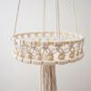 Sturdy Cotton Handwoven Hanging Storage Baskets Stylish Kitchen Organizers Portable for Fruit and Vegetable Display