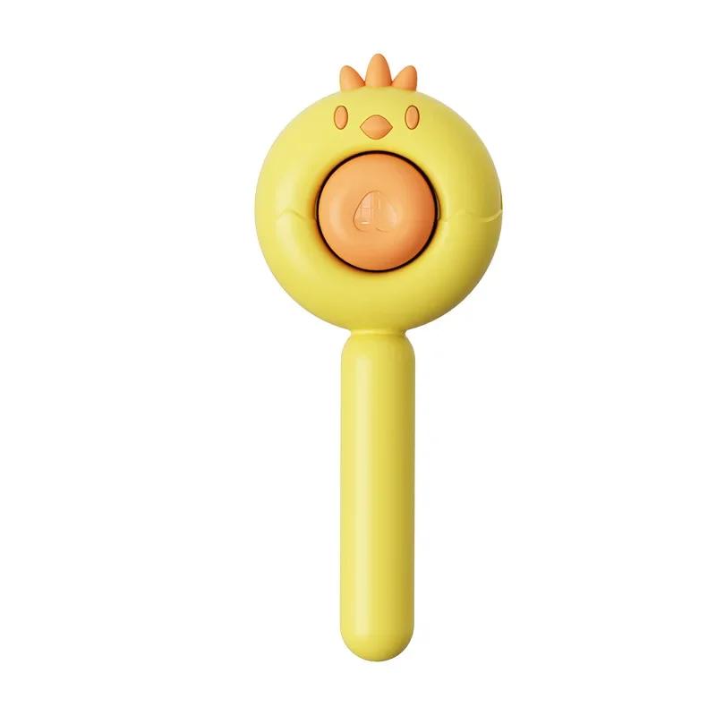 

Pet Comb One Click Hair Removal Cleaning Brushing Comb Massage Removal Safe Washable Durable and Skin Friendly Chicken Pet Comb жёлтый