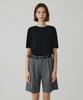 Siyajyu Sikn2184 Basic Round Neck Short Sleeve Knit_Black