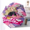 1pc Barbie Fashion Adventure Umbrella with Plastic Handle,Suitable for All Seasons Travel Outdoor Multi-functional UmbrellaDCS115