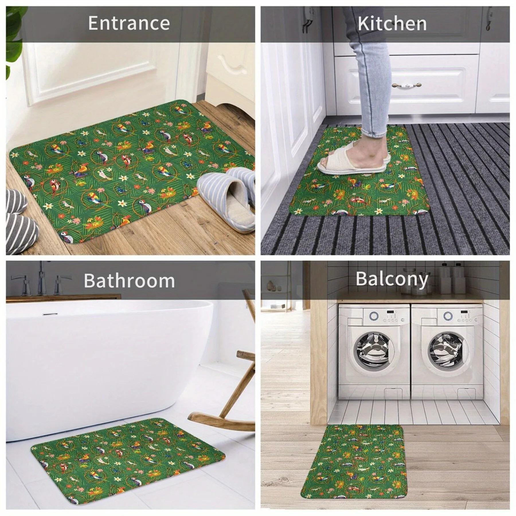

1PC Engineering vehicle Patten Door Mats Kitchen Rugs Non-Slip Pop Living room Rugs Bath Mat Carpet for Home Sink Laundry Decor 400MMx600MM