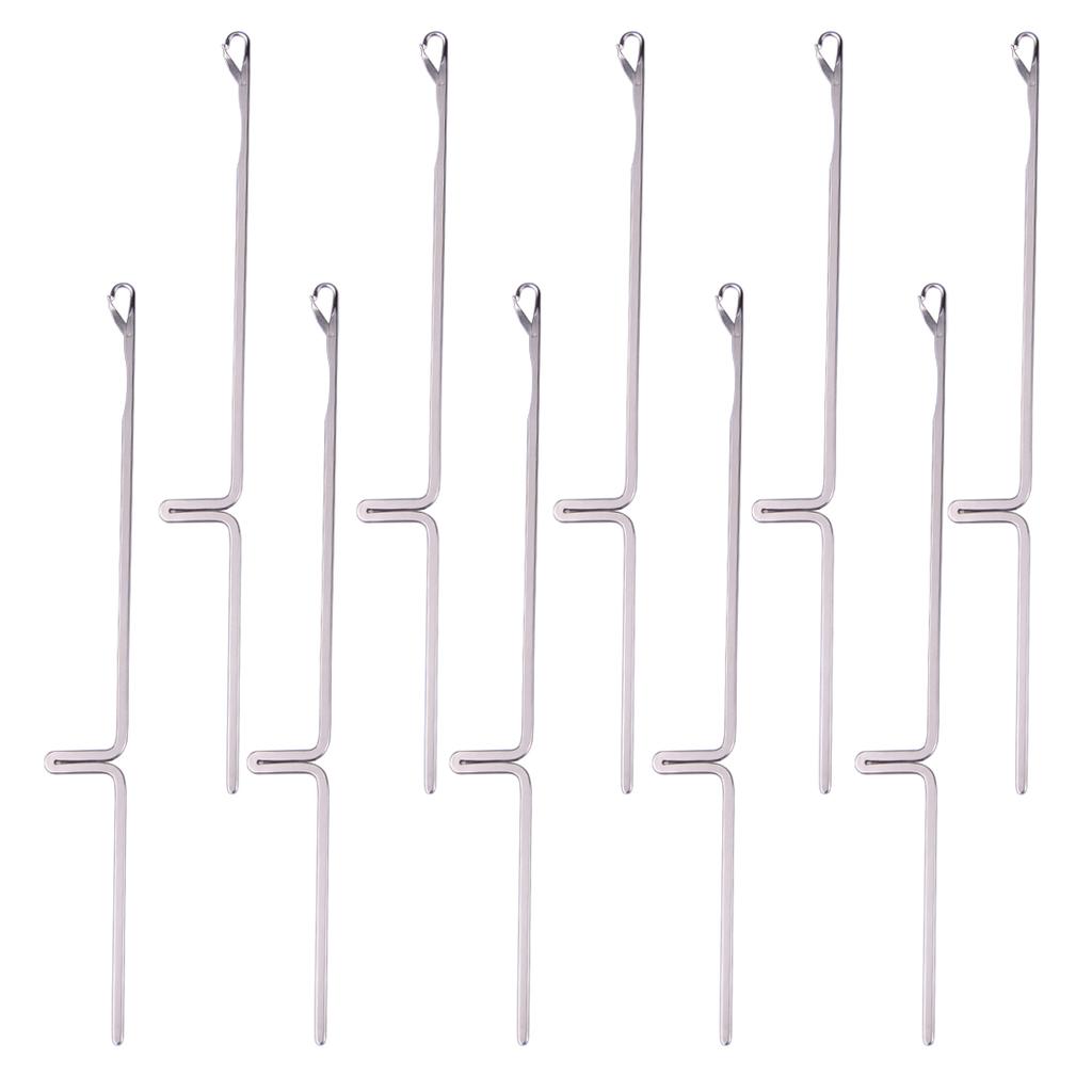 LETAOSK 10pcs New Knitting Needles 413426001 Fit for Brother Bulky Gauge 9mm Knitting Machine Including KH270 KH260
