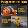 Precision Casting Mini Bench Vise Swivel Table Vise  Fixing Irregular-shaped Workpieces