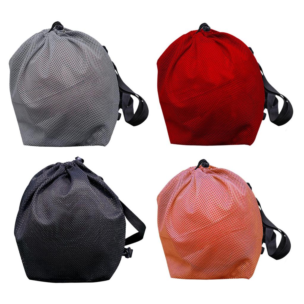 Basketball Bag Crossbody Drawstring Mesh Storage Shoulder Sports Ball Organizer Pouch Carrying with