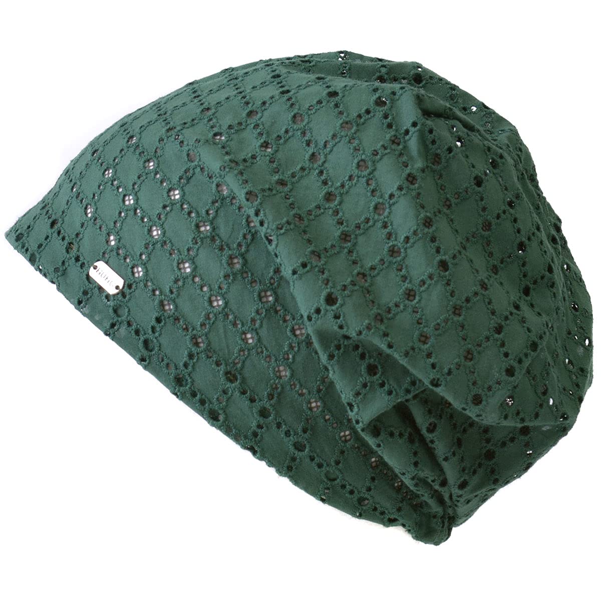 

ШАРМ Mapi Сетчатая летняя вязаная шапка Прохладная и стильная Идеально подходит для лета [Свободный размер/Зеленый] Женщины, зелёный