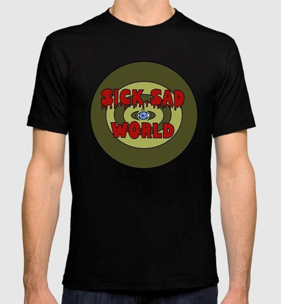 Daria TV Series Sick Sad World T-Shirt, Unisex Short Sleeve Shirt Unisex T-Shirt L