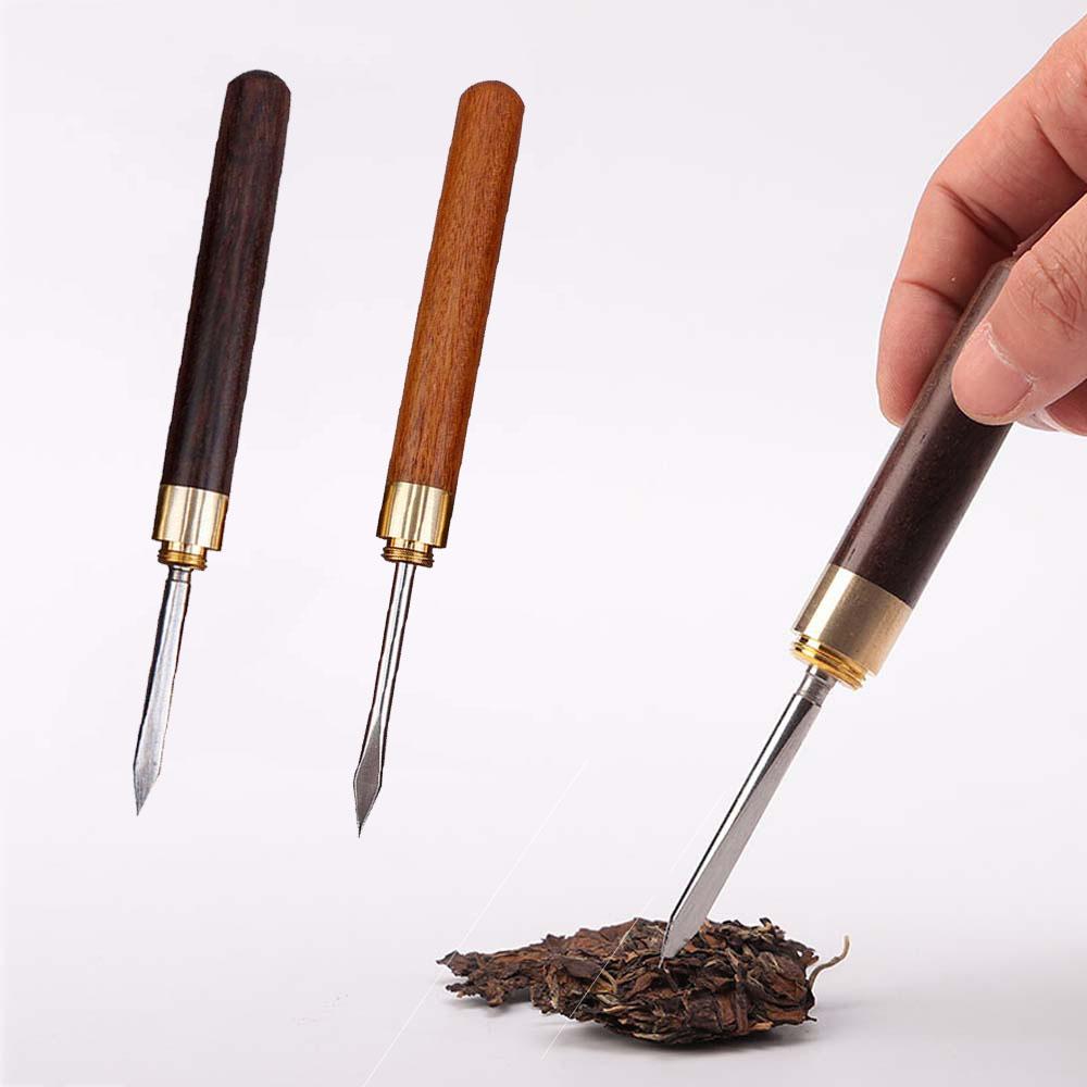 Professional Puerh Sandalwood Wood Handle Tea Tools Tea Cutter Tea Needle Teaware