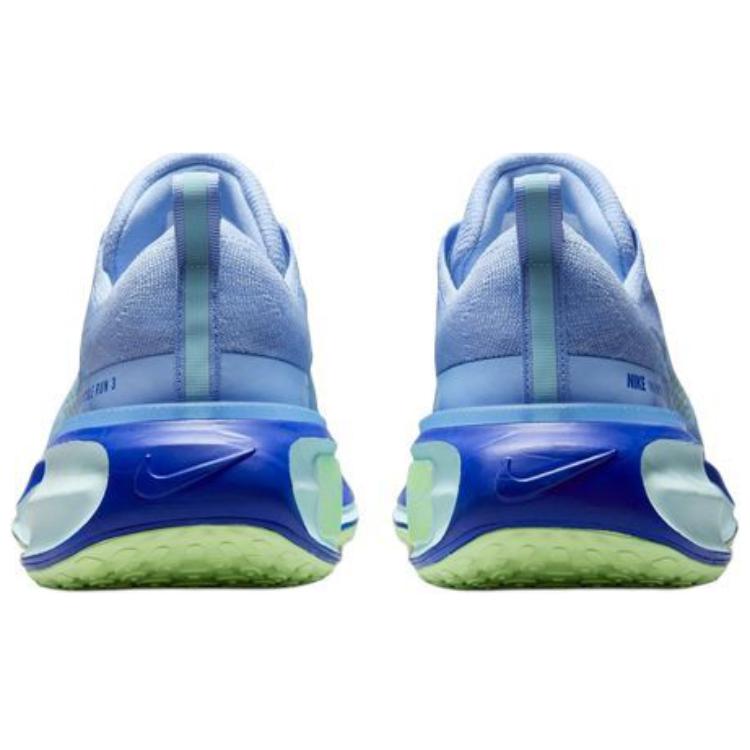 Nike ZoomX Invincible Run Flyknit 3 Aluminum Men Sneakers Blue Racer-Blue Barely-Volt DR2615-405
