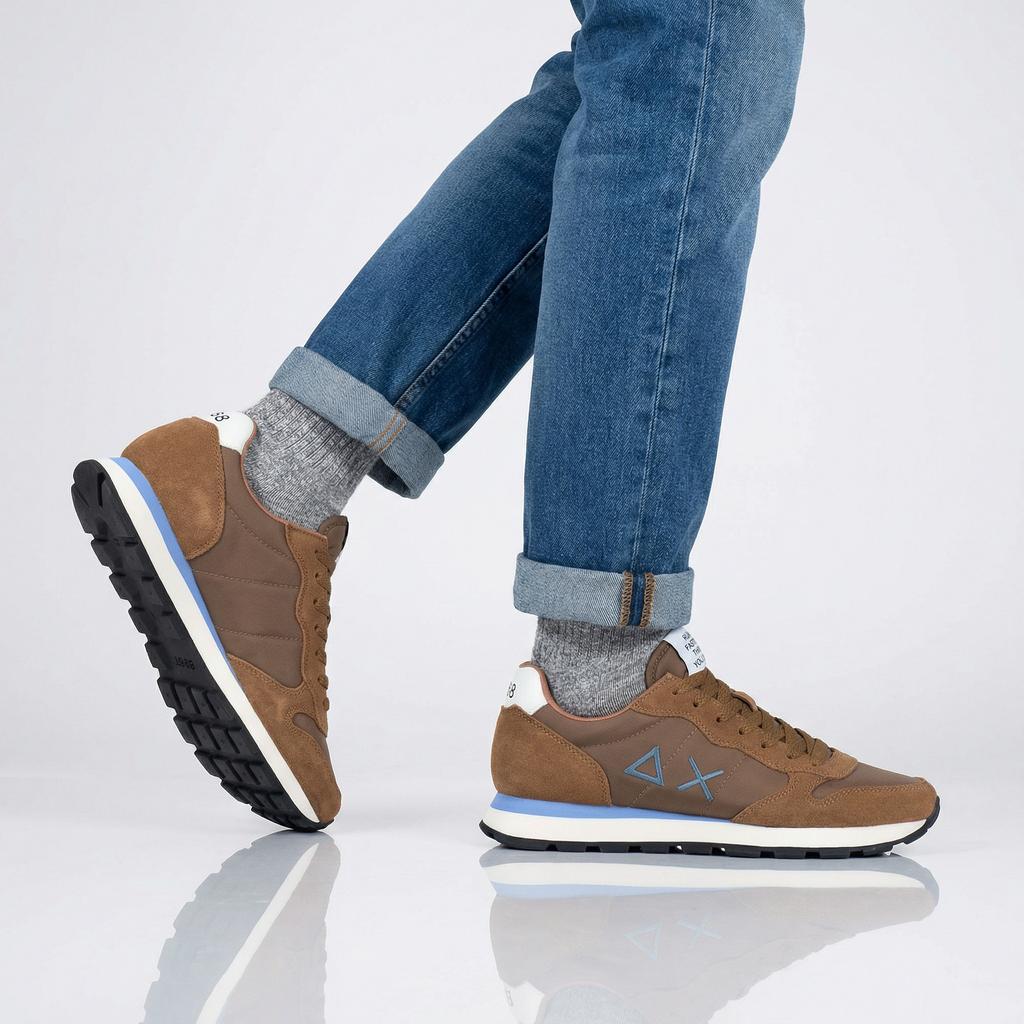 SUN68 Tom Solid - Herren Sneakers Schuhe Braun Z36101-93 ORIGINAL