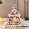 Creative New Christmas Decoration Items, Christmas Snow House Soft ClayChristmas House Decoration Pieces