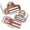 Wifi Password Sign Board Wooden 1pc Erasable Plate With Pen For Reception Counter Retail Shop