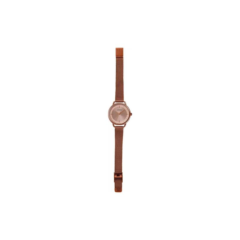 Casio STANDARD Series Fashion Trend Business Casual Classic Pointer Display Quartz Movement Stainless Steel Ion-plated Strap Japanese LTP-E413MR-9ADF