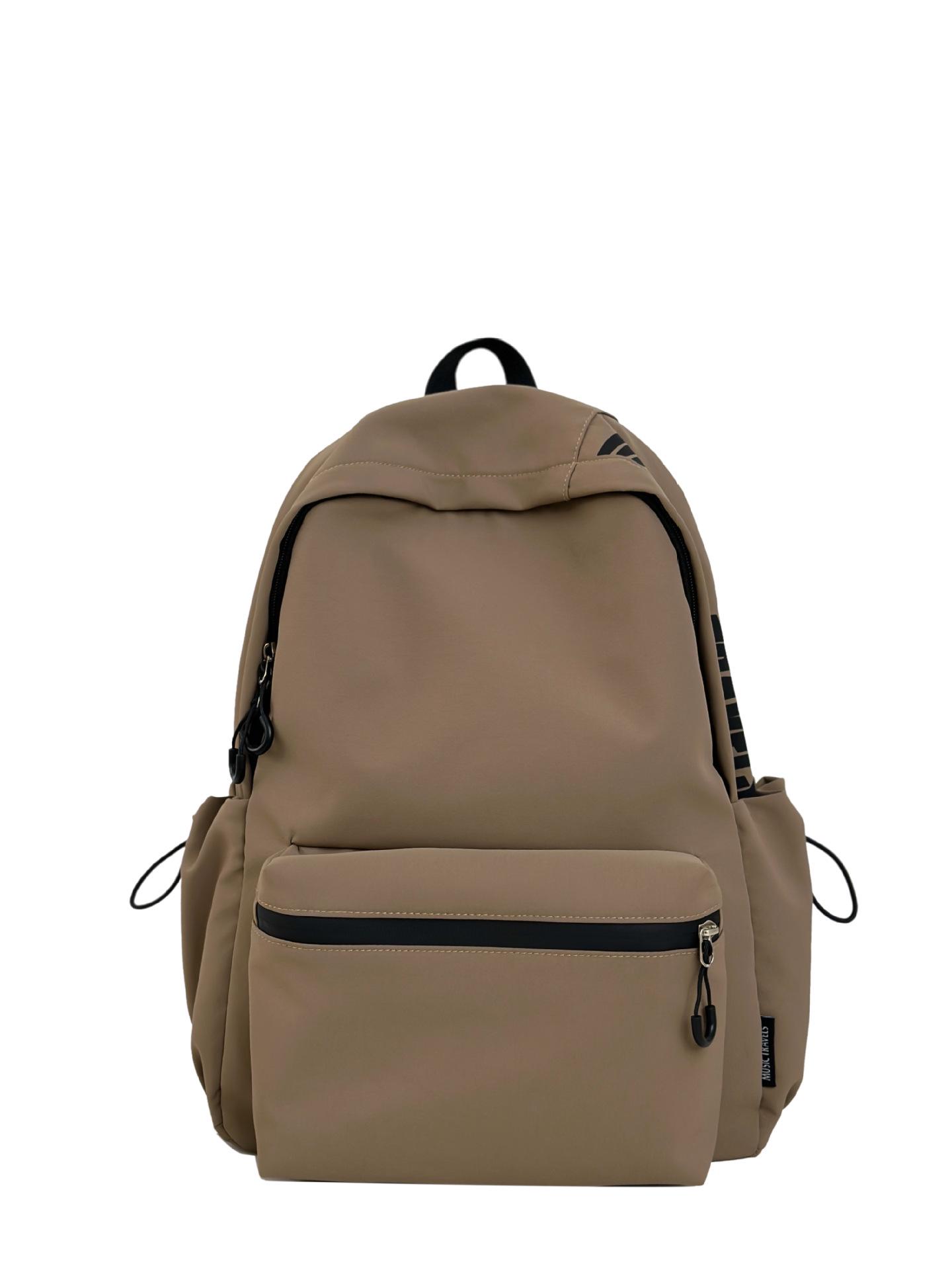 

Korean Style Women s Solid Color Backpack - Fresh, Simple Shoulder Bag for High School & College Students