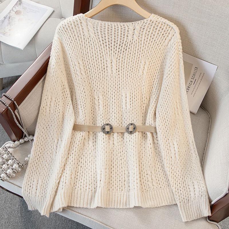 Women's Wool-Blend Cardigan & Dress Two-Piece Set