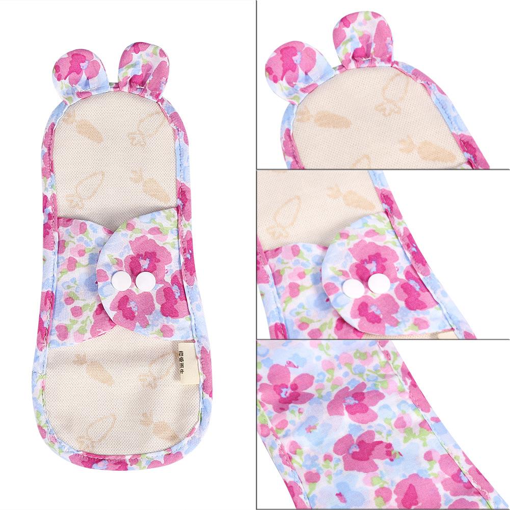 Feminine Washable Organic Cotton Menstrual Panty Liner Daytime Sanitary Cloth Pads #1