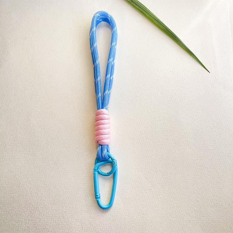 Couple s Woven Rope Keychain & Phone Lanyard Gift Set with Water Bottle Holder Double Rope + Single Buckle