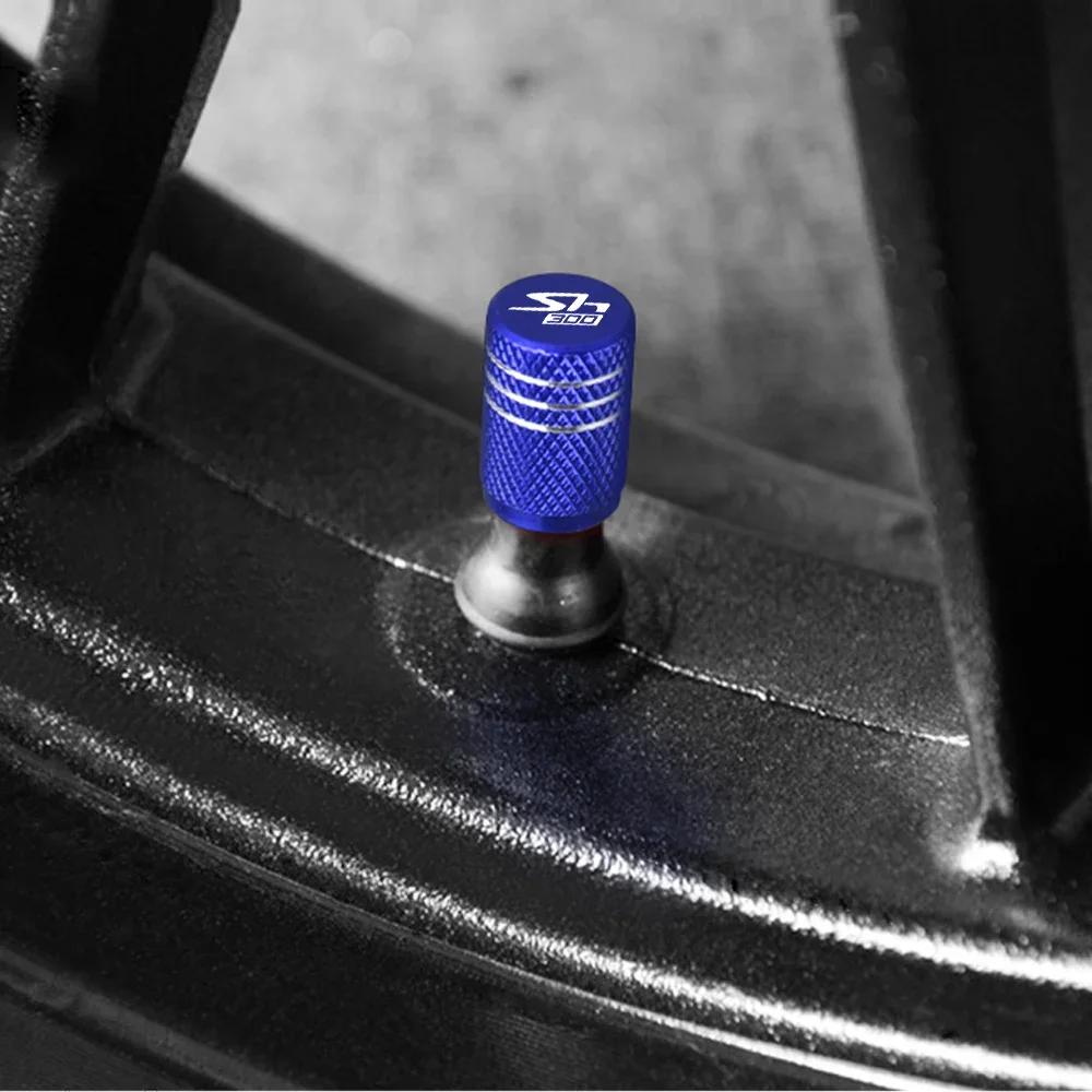2pcs Motorcycle Wheel Tire Valve Stem Caps Metal Thread Tyre Dust Decor Covers For Honda SH300 SH 300 SH300I SH 300I