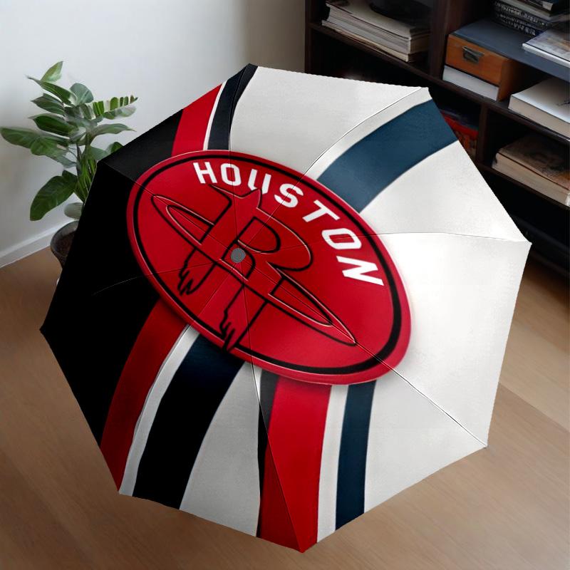 Rockets Team Art Umbrella 8-Frame for Travel, Camping, Casual Lightweight Portable Umbrella, Essential for Every Family Holidays Gift