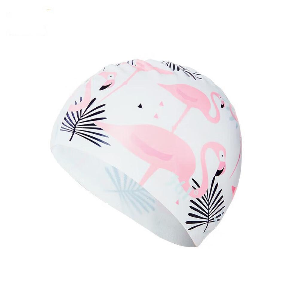 

Шапочка для плавания Женская шапочка для плавания с силиконовым принтом Водонепроницаемая защита ушей для взрослых Удобная силиконовая шапочка для плавания с длинными волосами и профессиональной подготовкой белый