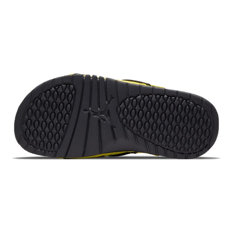 Air Jordan Hydro IV Retro BG 'Lightning' (Unisex) Tour Yellow / Dark Blue Grey / White / Black Slide Slippers DN4239 701