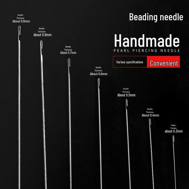 Steel Wire Side-Opening Beading Needle and Rope Threader