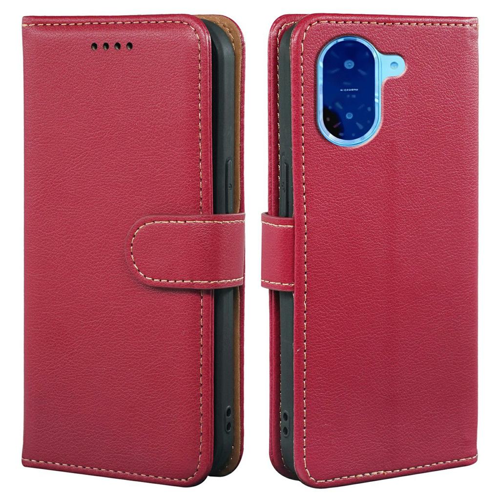 For Xiaomi Redmi A5 NFC (173.45mm) Case RFID Blocking Wallet Litchi Texture Leather Phone Cover Magnetic Clasp